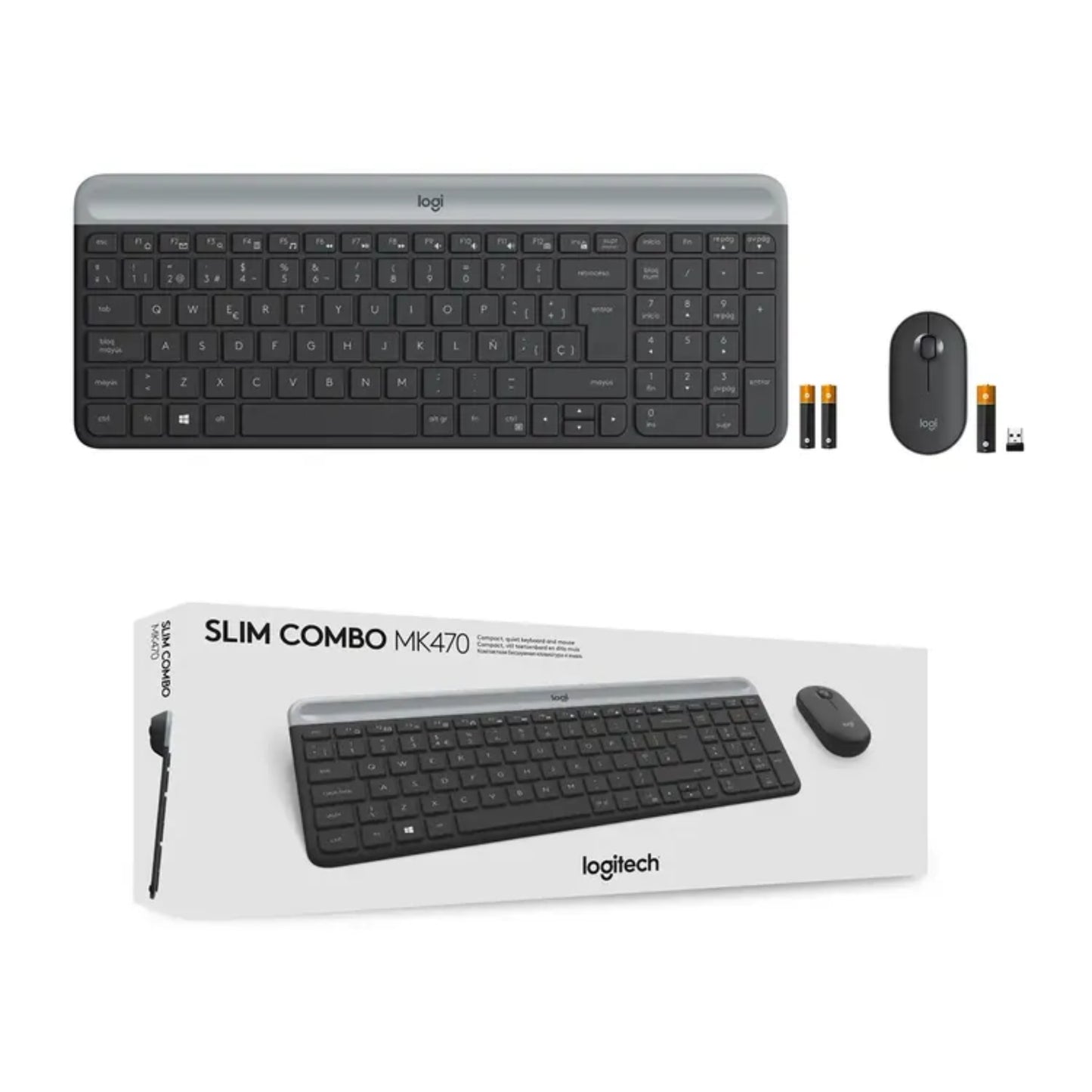 Combo Inalámbrico Teclado Y Mouse Logitech Mk470