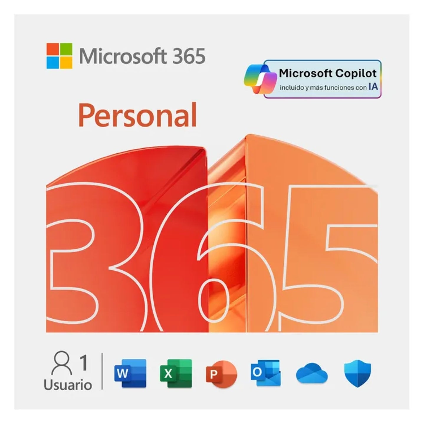 Licencia Digital Microsoft Office 365 Personal Para 1 Usuario / 12 Meses