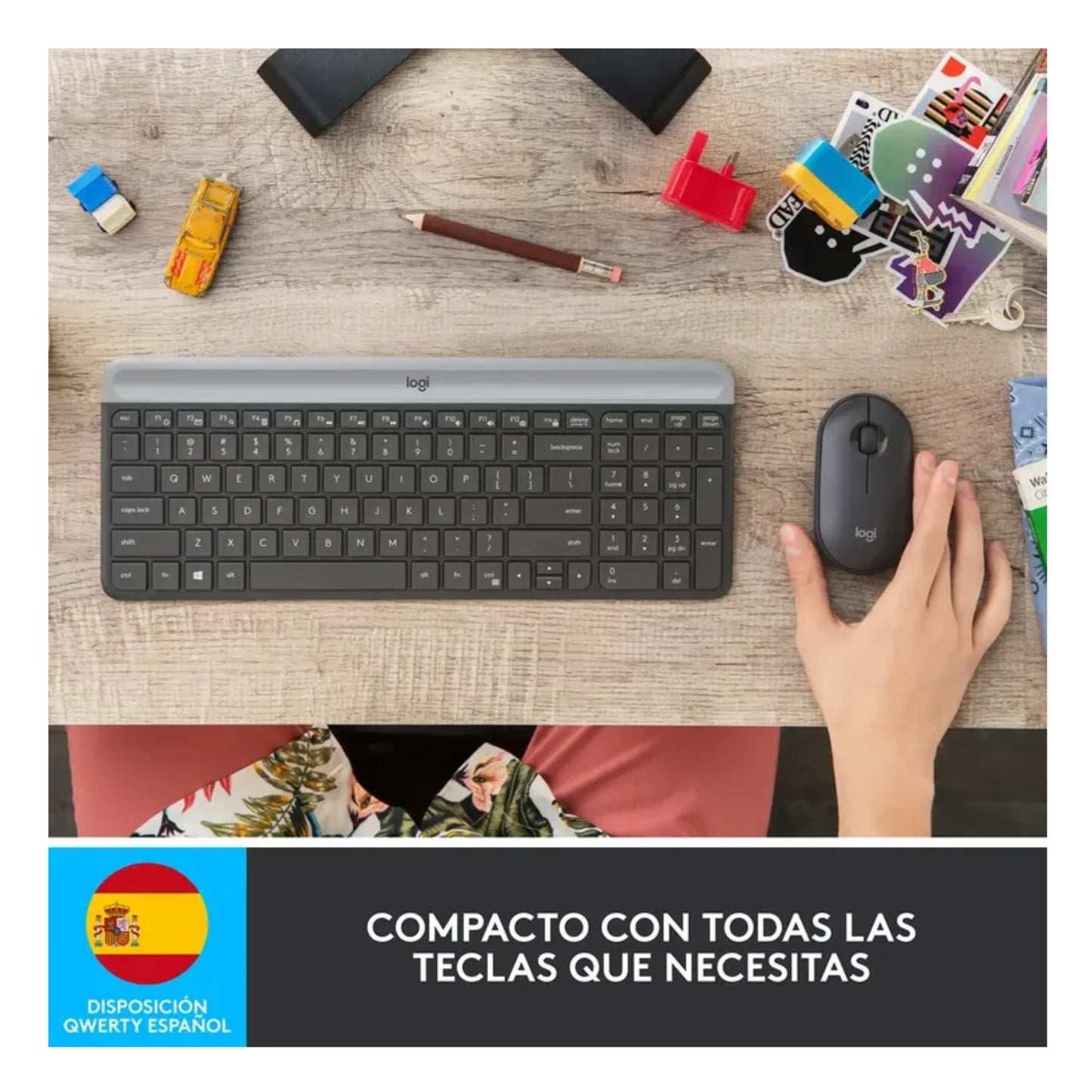 Combo Inalámbrico Teclado Y Mouse Logitech Mk470