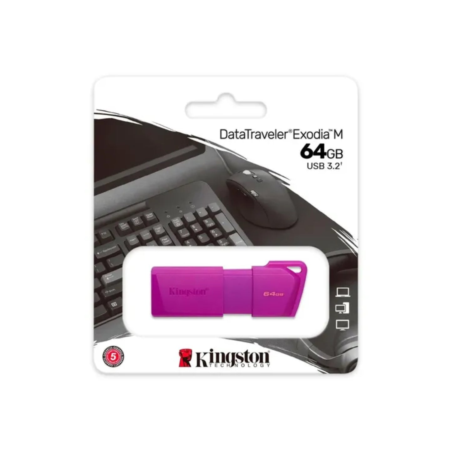 Memoria Usb 3.2 Kingston Datatraveler Exodia M 64 Gb