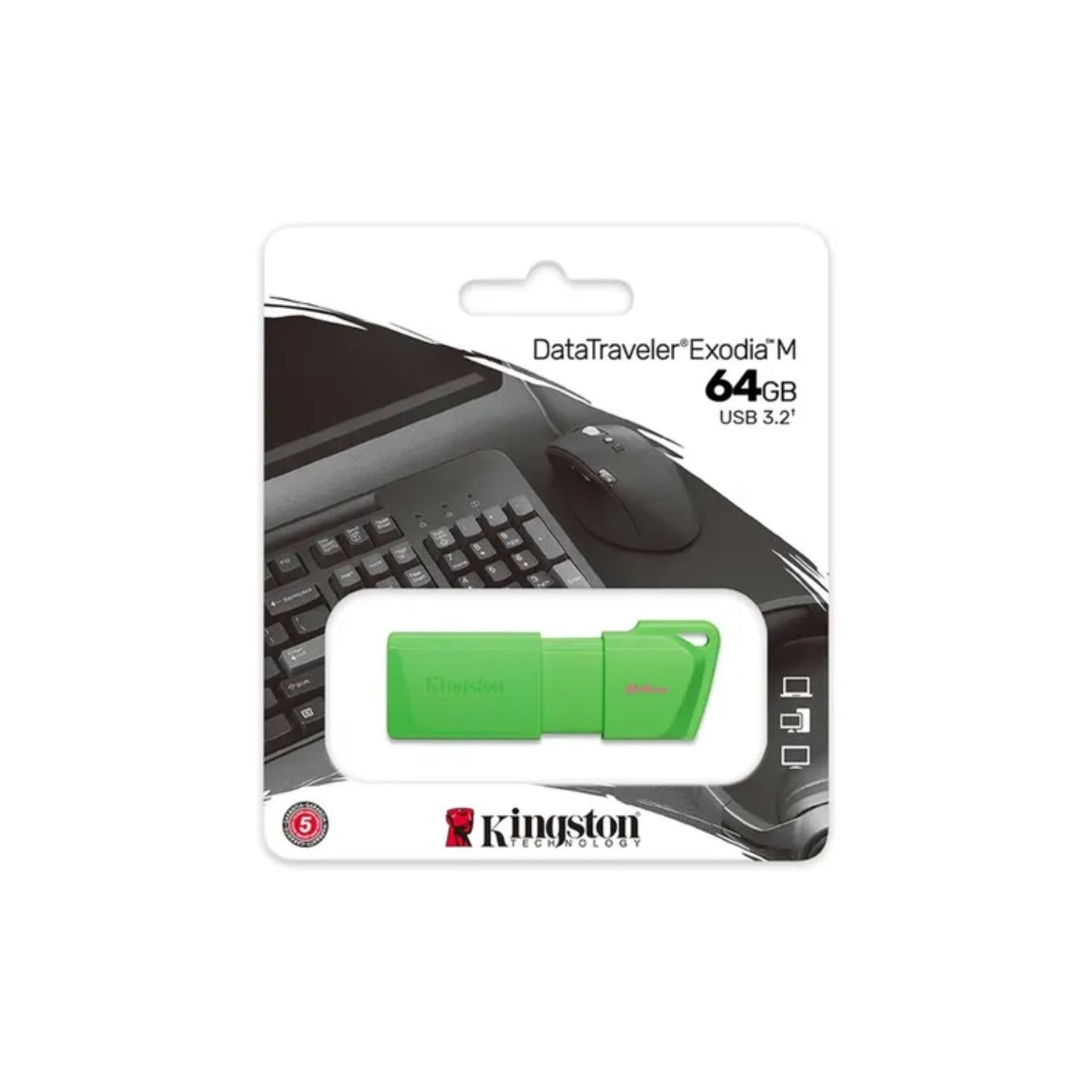 Memoria Usb 3.2 Kingston Datatraveler Exodia M 64 Gb
