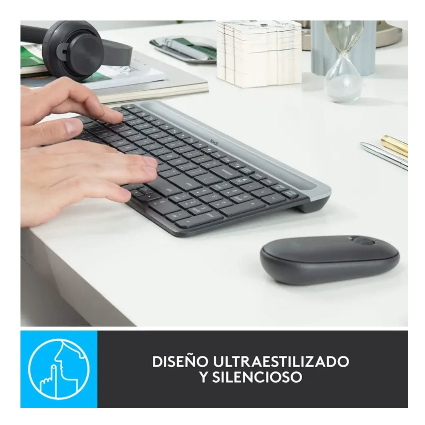 Combo Inalámbrico Teclado Y Mouse Logitech Mk470