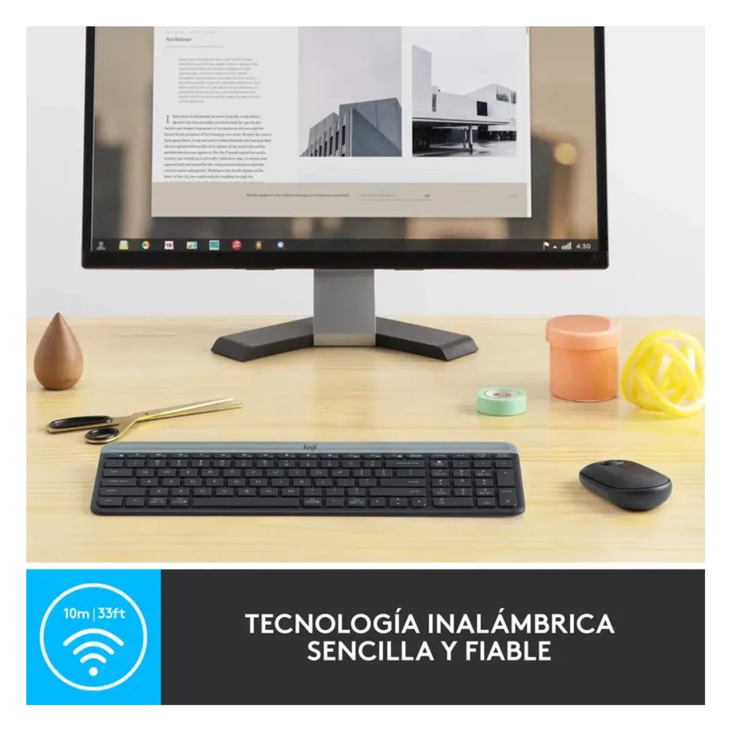 Combo Inalámbrico Teclado Y Mouse Logitech Mk470