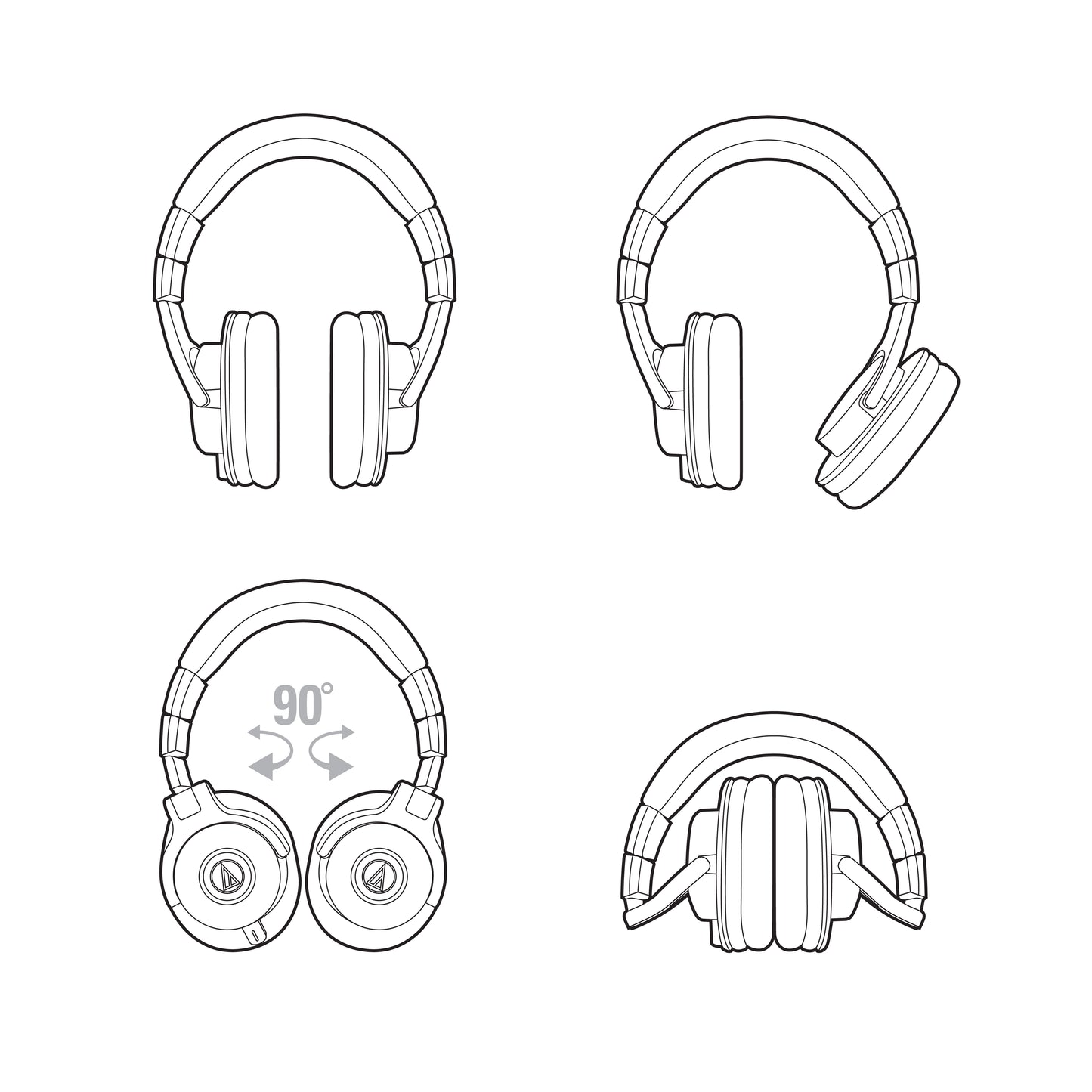 Audífonos ATH-M40x + Estuche Rígido auriculares