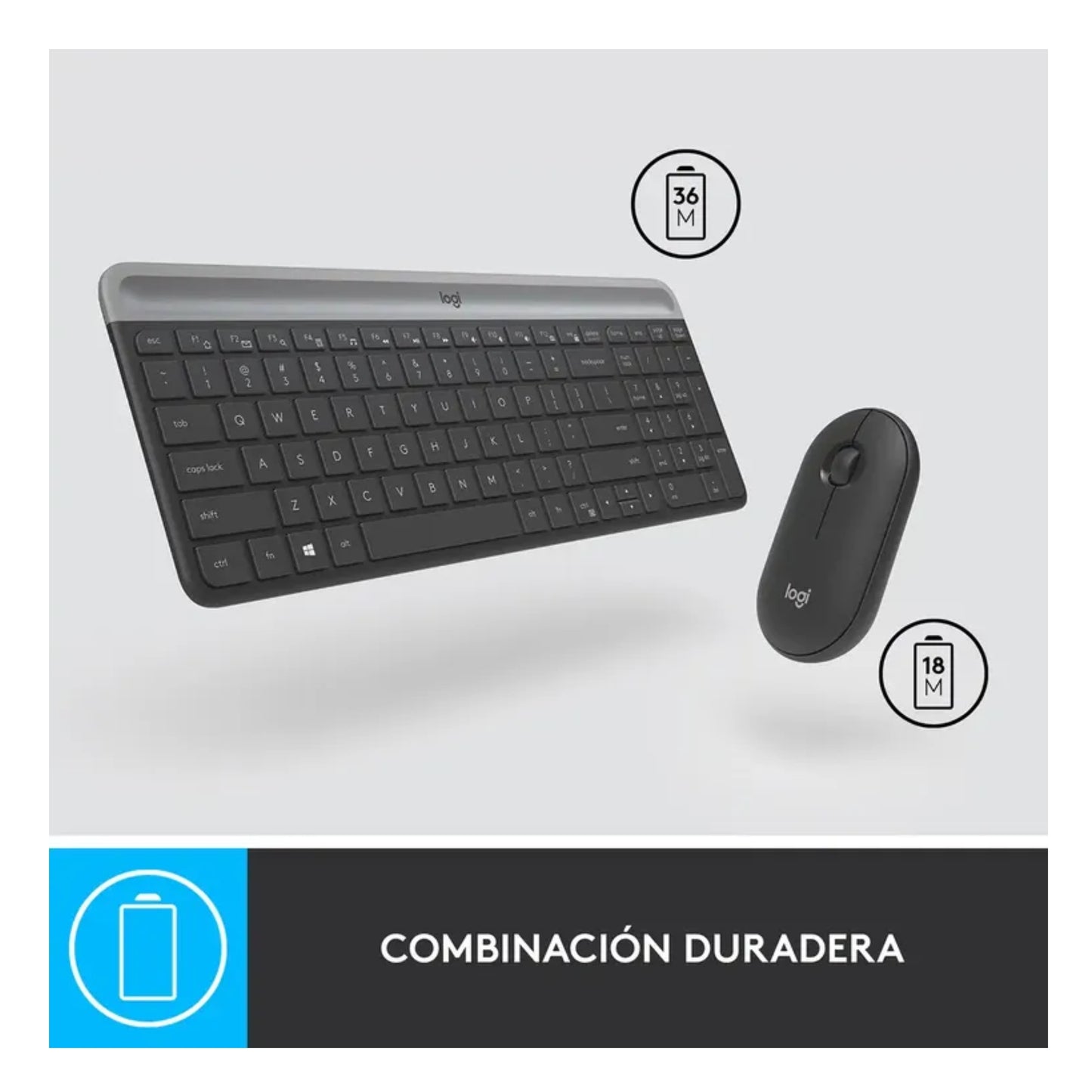 Combo Inalámbrico Teclado Y Mouse Logitech Mk470