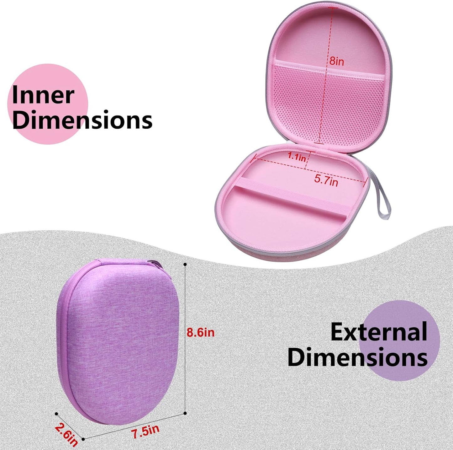 Estuche Rígido Para Audífonos Case LTGEM