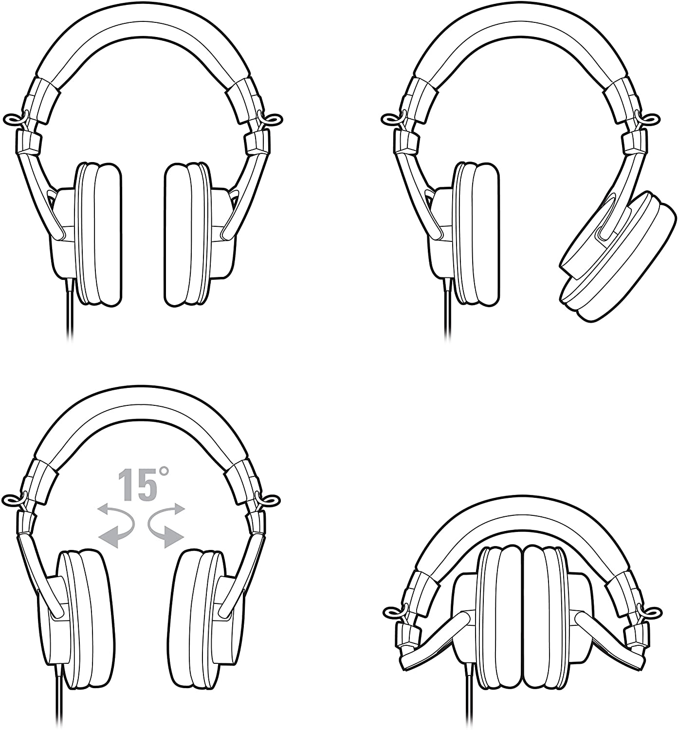 Audio-Technica ATH-M30x Audifonos de monitoreo cerrados