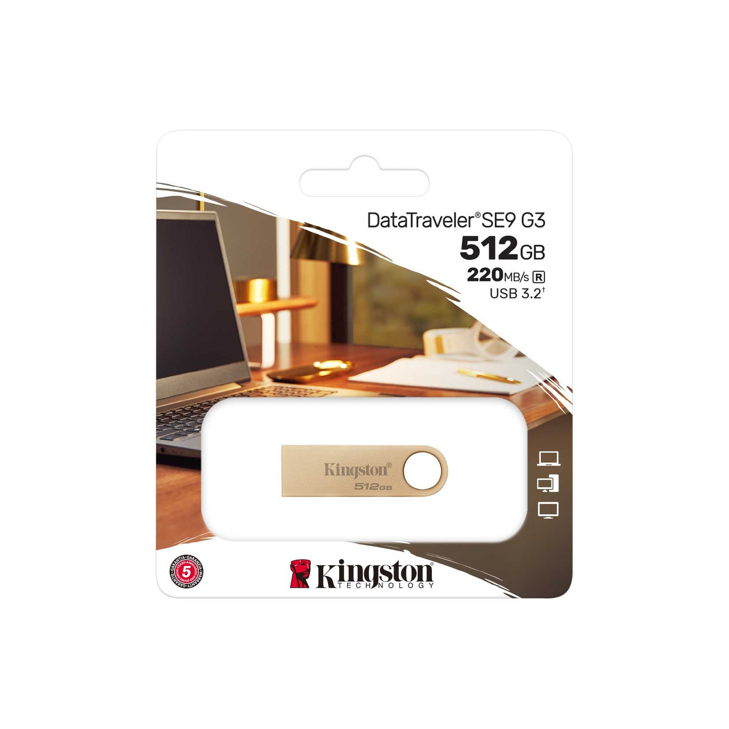 Memoria Usb 3.2 Kingston Datatraveler Se9 G3 512gb