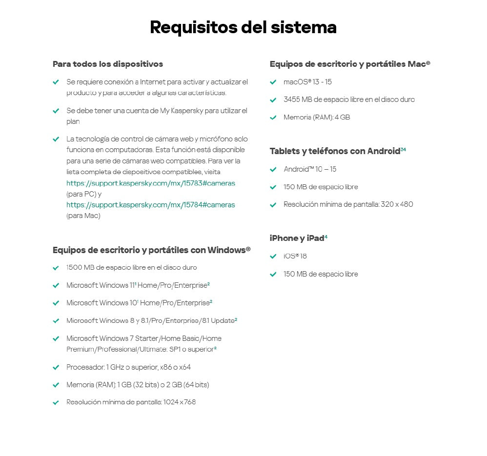 Kaspersky Standard 1 Dispositivo 2 años