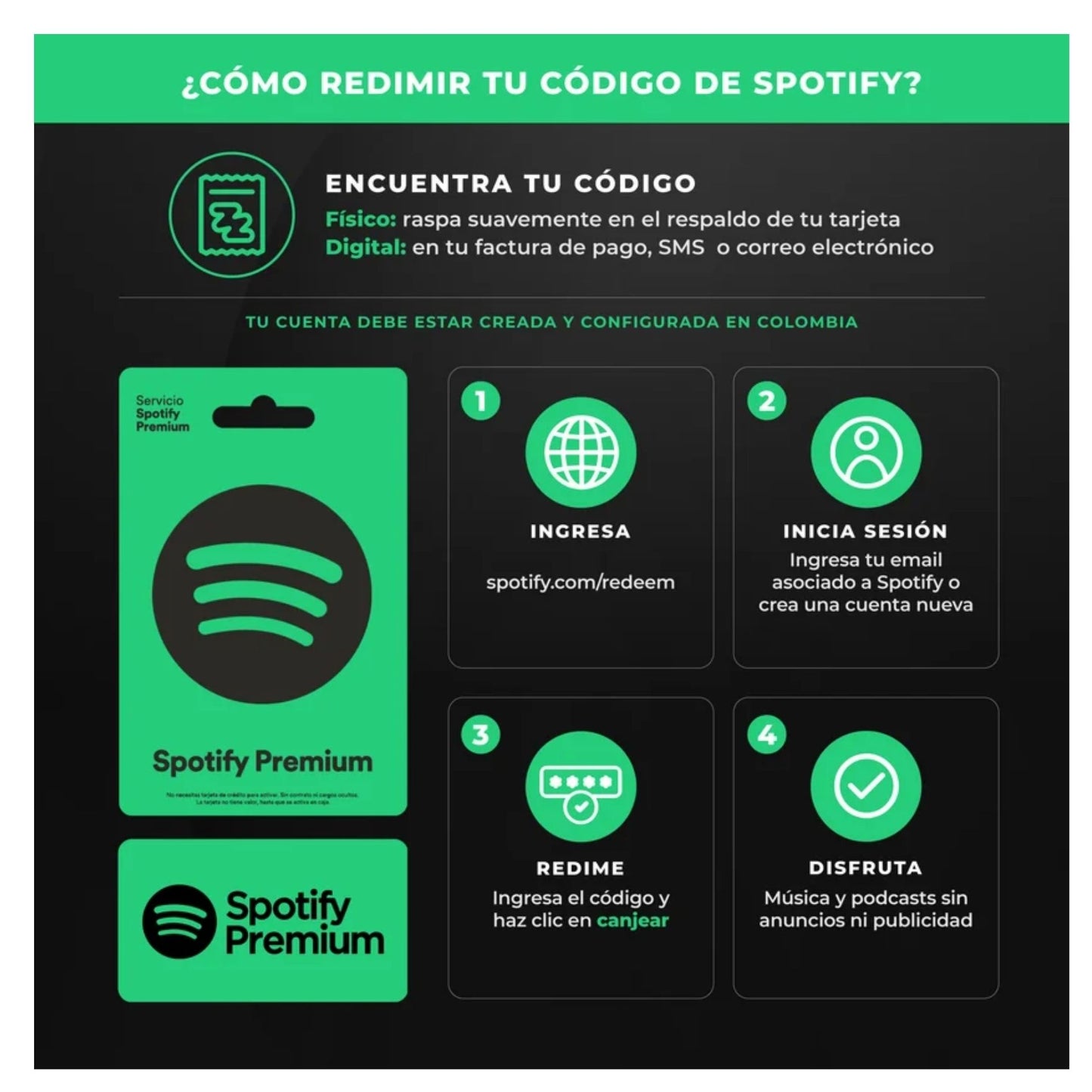 Kaspersky Premium 1 Dispositivo 1 Año + Pin virtual Membresía Spotify 1 mes