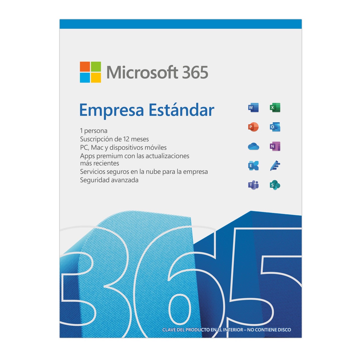 Licencia Digital Microsoft Office 365 Empresas Estandar 1 Persona 12 Meses