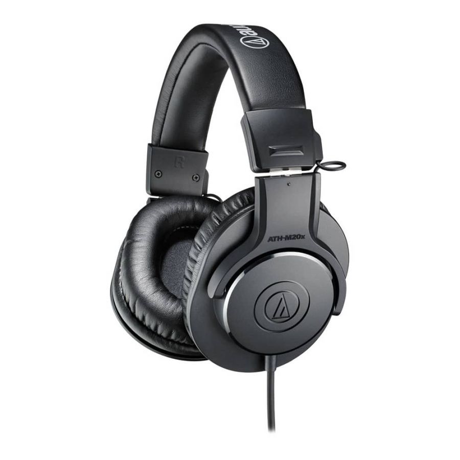 Audio Technica AT2020USB+ Kit de Micrófono de Estudio, Audífonos, Boom y cable USB