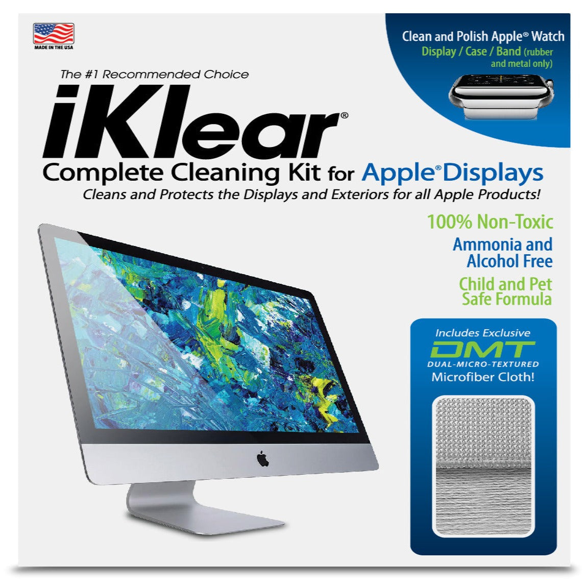 Iklear 6 y 2 Oz Kit De Limpieza para Pantalla de iPad iPhone Mac Display Pc