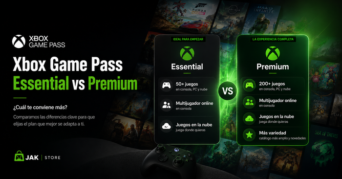 Xbox Game Pass Essential vs Premium: diferencias y cuál te conviene más
