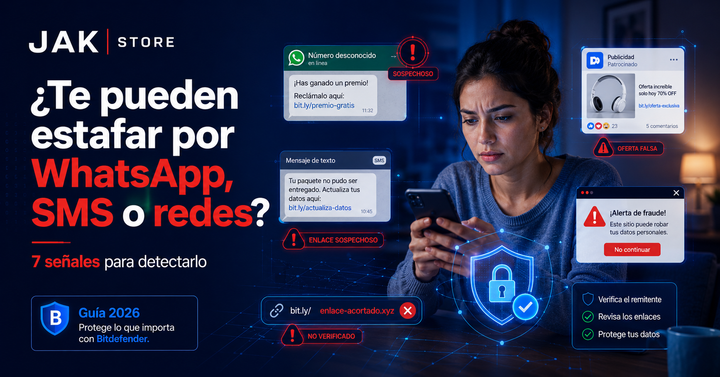¿Te pueden estafar por WhatsApp, SMS o redes sociales? 7 señales para detectarlo