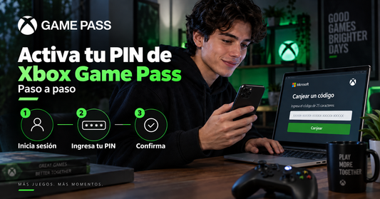 Cómo activar un PIN digital de Xbox Game Pass paso a paso