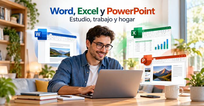 Cómo usar Word, Excel y PowerPoint en el estudio, trabajo y hogar