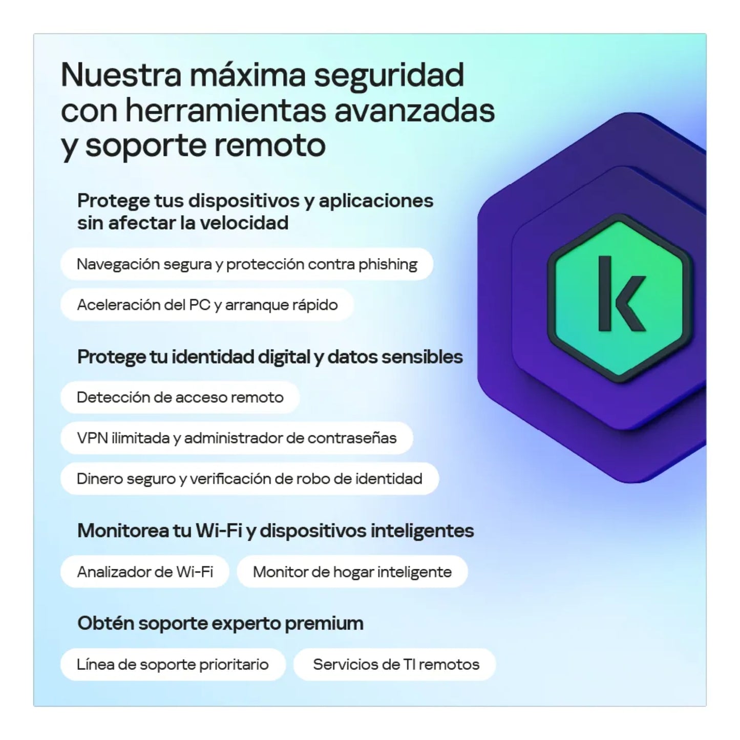 Kaspersky Premium 5 Dispositivos 1 Año + Microsoft Office 365 Personal