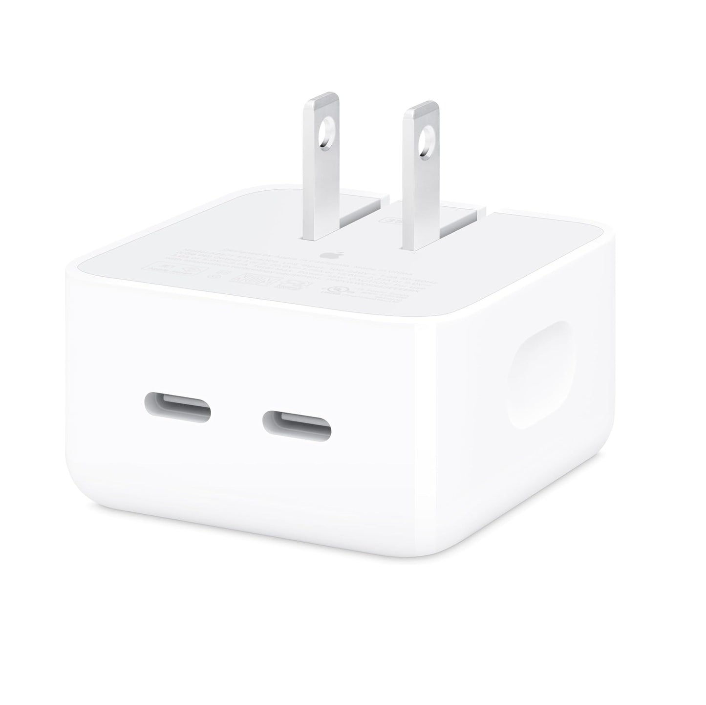 Apple Adaptador de Corriente Compacto 35W Doble Puerto USB-C Original