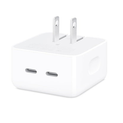 Apple Adaptador de Corriente Compacto 35W Doble Puerto USB-C Original