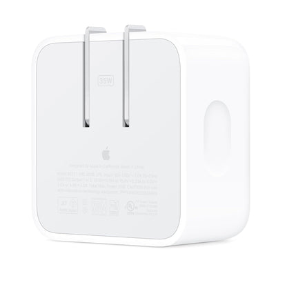 Apple Adaptador de Corriente Compacto 35W Doble Puerto USB-C Original