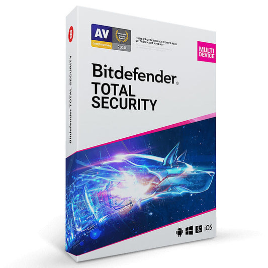 Bitdefender Total Security 5 dispositivos 1 año