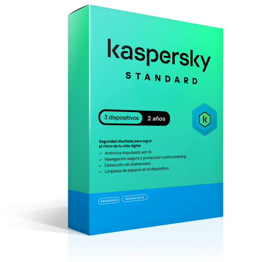 Kaspersky Standard 3 Dispositivos 2 años