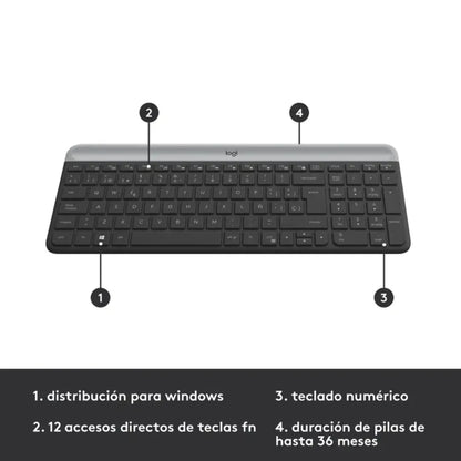 Combo Inalámbrico Teclado Y Mouse Logitech Mk470