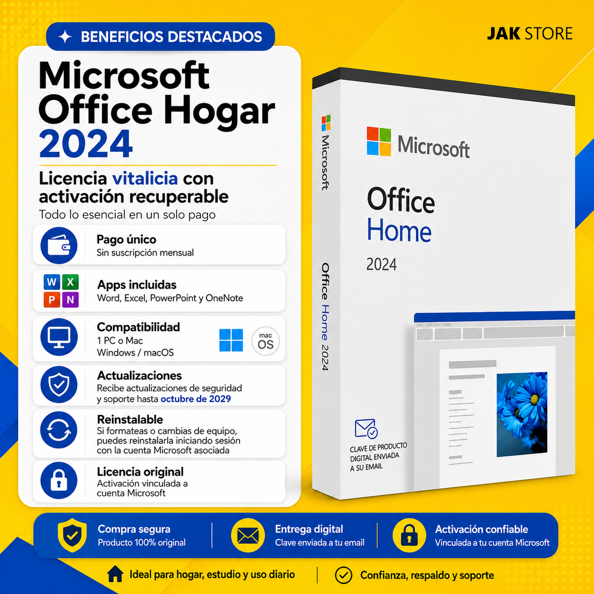 Microsoft Office Hogar 2024