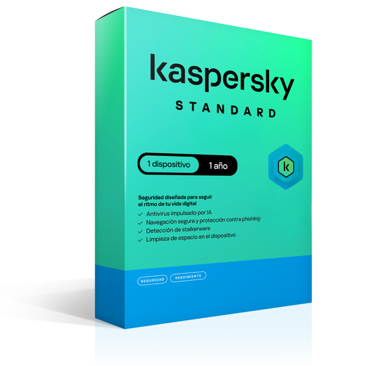 Kaspersky Standard 1 Dispositivo 1 año