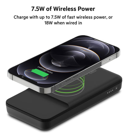 Cargador Magsafe Inalámbrico Portátil Belkin 10000 Mah 7.5v