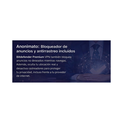 Bitdefender Premium VPN 1 dispositivo 1 año