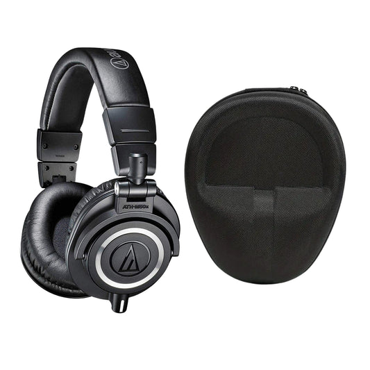 Audífonos ATH-M50x + Estuche Rígido auriculares