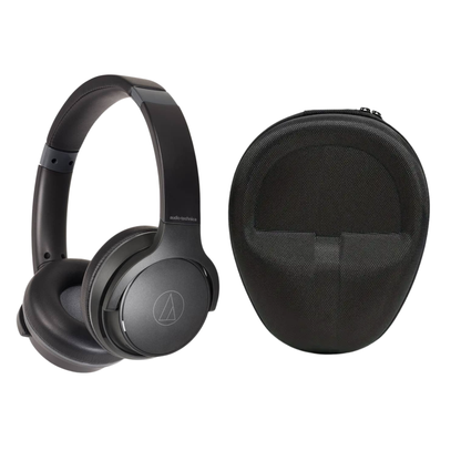 Audífonos Ath-s220bt Black + Estuche Rígido auriculares