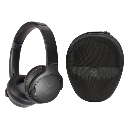 Audífonos Ath-s220bt Black + Estuche Rígido auriculares