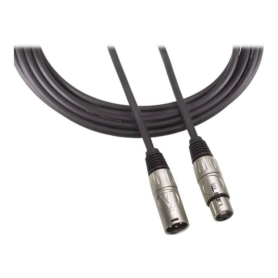 Audio-Technica AT8313-10 Cable de Micrófono Balanceado XLRF-XLRM de 3m