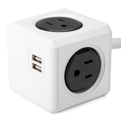 Kaspersky Premium 3 Dispositivo 1 Año + Multitoma Cubo De 3.0mts Gris Usb