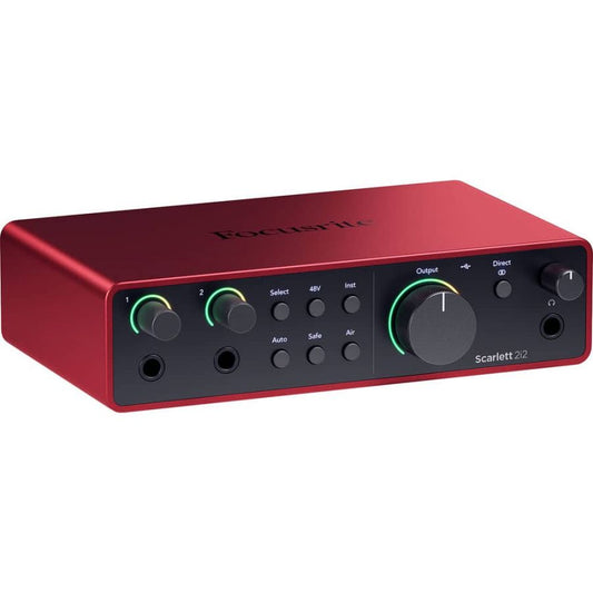 Focusrite Scarlett 2i2 Interfaz de Audio USB-C (4ta Gen)