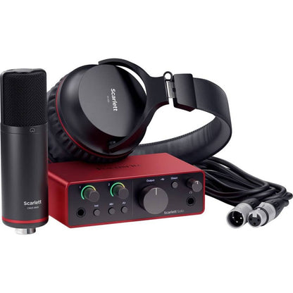 Nuevo Focusrite Scarlett Solo Studio Pack - 4 Generacion