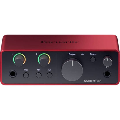 Nuevo Focusrite Scarlett Solo Studio Pack - 4 Generacion